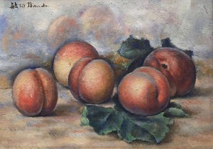 nature morte aux peches -Toshio Bando
