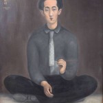 Autoportrait à la palette - Toshio Bando