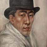 Autoportrait au chapeau melon - Toshio Bando