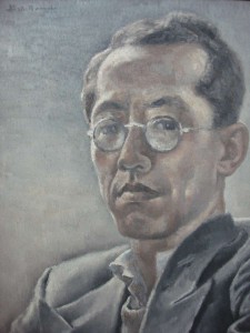 Autoportrait aux lunettes - Toshio Bando