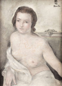 jeune fille en buste -toshio bando